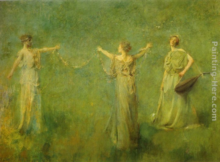 Thomas Wilmer Dewing The Garland